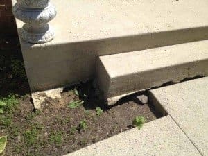 Patio repair in Fairfax County and Loudoun County VA