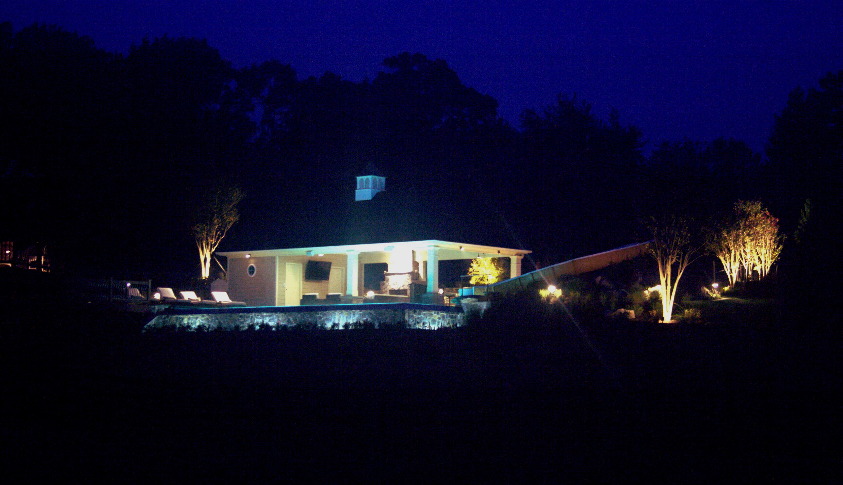 Landscape lighting Reston Leesburg Northern Virginia