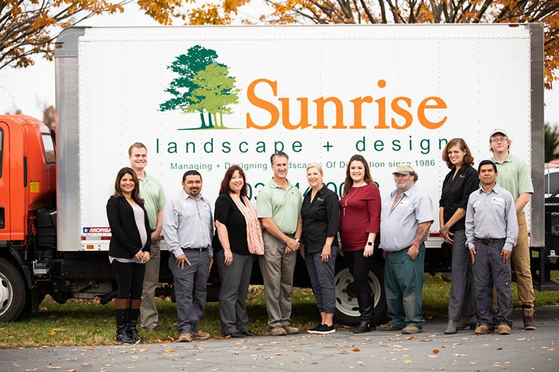 Commercial landscape design Northern Virginia team
