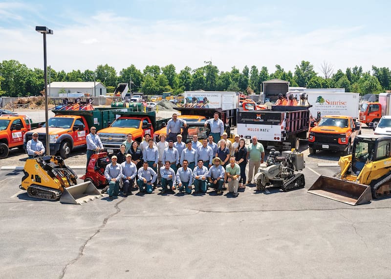 landscaping company team photo